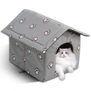 Niche pour Chat Exterieur, Pliable Imperm&eacute;Able Niche Chat Ext&eacute;Rieur R&eacute;Sistante &agrave; l'hiver, Niche Chien Exterieu pour Chats R&eacute;Sistante aux Intemp&eacute;Ries pour Animaux Domestiques Errants (linhaiyishanmaoyiyouxiangongsi, neuf)