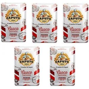Rouge Flour Caputo "00" Pizza Chef 1 kg (5 Pièces) (Italiaen Gourmet UK Ltd, neuf)
