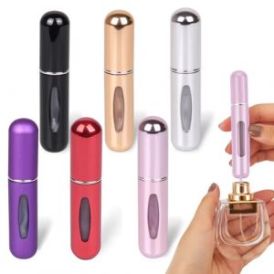 6 Pièces Bouteille Vaporisateur de Parfum de Voyage, 5ml Mini Portable Voyage Parfum Atomiseur Bouteille Vaporisateur Parfum Vide Rechargeable, vaporisateur parfum voyage (YU CHENGLONG DE DIAN, neuf)