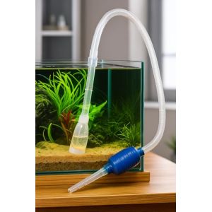 G&eacute;n&eacute;rique Pompe Manuel pour Aquarium 1,5 m - Nettoyage et Changement d&rsquo;Eau &ndash; Anti-Retour &ndash; Facile &agrave; Utiliser - Nettoyage Gravier et d&eacute;chets - Siphon (Aquarium Toulouse, neuf)