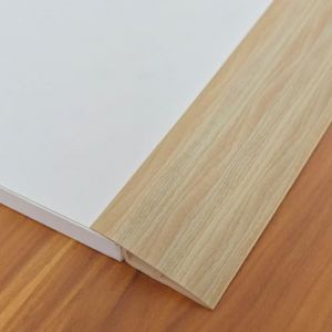 Rampes de seuil en PVC,Barre de Seuil,Réducteurs de Seuil,Bandes de Transition au Sol Autocollantes,Profil de Compensation de Réglage en Hauteur Rattrapage Niveau,Rail de Transition,100cm×2cm (ningbajqqW, neuf)