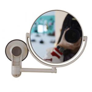 Vocdikficy Miroir de Bain Miroir CosméTique 1X / 3X Ventouse Grossissement Maquillage RéGlable Miroir avec la Double Face Miroir de Salle de Bain (lyvnbz, neuf)