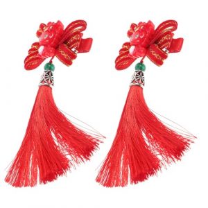 Garneck Pinces &agrave; Cheveux Ann&eacute;e du Dragon Chinoises pour Mariage Accessoires de Coiffure Esth&eacute;tiques pour Filles 1 Paire R&eacute;sistantes et Confortables (Eerstra, neuf)