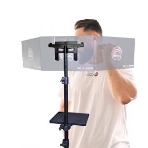 Miroir 360° avec trépied – Miroir 3 Faces pour se Couper Les Cheveux– Verre Ultra-Clair, 4 LED intégrées, Recharge Rapide USB-C, Batterie Rechargeable (Trépied + Adaptateur) (LFBS LLC, neuf)