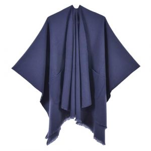 G&eacute;n&eacute;rique Poncho Polaire Femme Cape Hiver Chaud Grande Echarpe Verte Chale Laine Ch&acirc;le Manteau Fausse Fourrure Cachemire Sherpa Pour F&ecirc;tes Leopard (anghz, neuf)