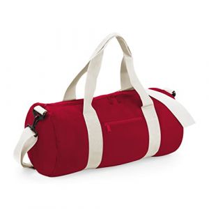 BagBase BG140 Sac de Transport Original Rouge/Blanc cassé (Shopping Factory, neuf)