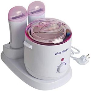 Cartouche de Cire à Double Rouleau de Cire épilatoire et Chauffe-Cire électrique 800Ml-chauffe-cire Professionnel pour Hommes Femmes Bain Spa Corps épilation du Visage Uptodate (Nuochunshangmao, neuf)