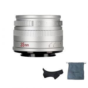 7artisans Objectif 35 mm F1.4 Mark II APS-C Mise au Point Manuelle Grande Ouverture Compatible avec Les appareils Photo sans Miroir Sony E Mount A6500 A6300 A6100 A6000 A5000 A5100 ZVE10 NEX-3 NEX-5 (7-artisans Official Store, neuf)