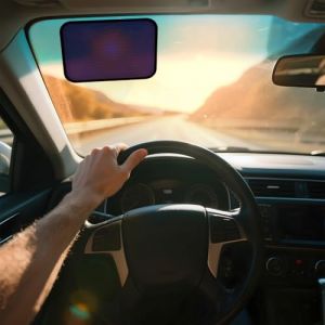 XCBYT Mini Pare Soleil Voiture (Lot De 2), Pare Soleils Voiture Bébé, Pare-Soleil FenêTre Voiture Latérales Auto, Universel Protection Solaire Pare Brise Avant ArrièRe avec,Protection UV 25 * 18 cm (XCBYT-FR, neuf)
