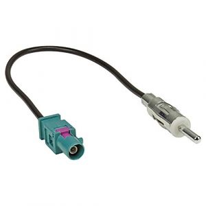 tomzz Audio 1500-032 Adaptateur d'antenne Fakra (M) m&acirc;le vers DIN (M) m&acirc;le Compatible avec Audi BMW Citro&euml;n Dacia Fiat Ford Opel Mercedes Peugeot Renault Seat Skoda VW (tomzz, neuf)