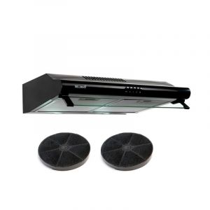 HOTTE CASQUETTE/VISIERE DOUBLE MOTEURS 60 CM - NOIR | BELDEKO (BELDEKO, neuf)