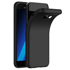 COPHONE® Coque Noir Compatible avec Samsung Galaxy A5 2017 A520, Housse Etui Noir en Gel TPU Silicone Souple Ultra Mince avec Anti Choc pour Galaxy A5 2017 A520 (CoPhone, neuf)