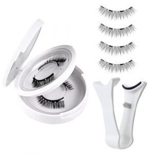 Faux Cils Magn&eacute;tiques Naturels, Cils Magn&eacute;tiques Avec Applicateur, Magnetic Lashes Faux Cils, Kit De Cils Magn&eacute;tiques Avec Applicateur, Cils Magn&eacute;tiques Aspect Naturel (Buqiliang101, neuf)