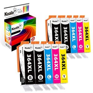 Koala 10-Pack 364XL High Yield Compatible Cartouche d&rsquo;Encre Replacement pour HP 364 XL 364XL Multipack pour OfficeJet 4622 4620 DeskJet 3520 3070A Photosmart 7510 5510 5524 7520 5520 6520 5522 6510 (Lucky Suppliers, neuf)