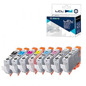 LCL Cartouche d'encre Compatible 6384B001 CLI42 CLI-42 (8-Pack BK C M Y PC PM GY LGY) Remplacement pour Canon PIXMA Pro-100 (Great Office, neuf)