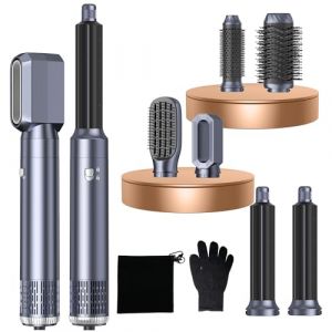 MogaWave Air Styler Pro Air Brush 6 en 1 Magic Hair Styler avec 1000W Seche Cheveux,Brosse Soufflante, Brosse Seche Cheveux, Brushing Brosse Soufflante, air Boucleur, Brosse Brushing Soufflante (guangzhoulintingshangmao, neuf)