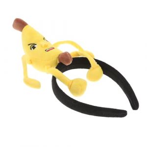 LRXIYODE fausse banane accessoires cheveux deguisement fille halloween d&eacute;guisement halloween fille deguisement Clips de cheveux de banane banana hair clip Cartoon Hairband Yellow (XPWU, neuf)