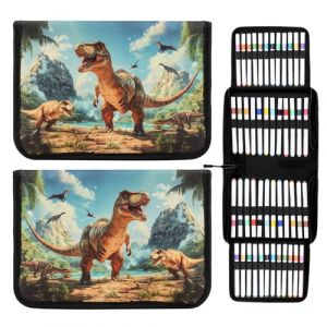 GmeDhc Trousse &agrave; crayons pour gar&ccedil;ons, trousse d'&eacute;cole, trousse d'&eacute;colier, trousse d'&eacute;cole pour gar&ccedil;ons, Tyrannosaure Rex., Fashion (GmeDhc, neuf)