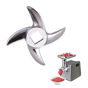 Lame de Hachoir, Lames pour Hachoir &agrave; Viande, Couteau pour Hachoir &agrave; Viande, Lame de Hachoir en Acier Inoxydable, Rechange de Remplacement pour Couteau en Croix de Hachoir &agrave; Viande Professionnel(12#) (migohouse-store, neuf)