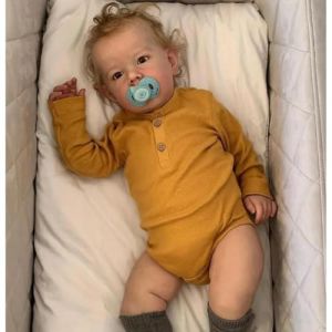 Zero Pam Bebe Reborn Fille Poupee Vinyle Corps Entier 50cm Poupee Bebe Reborn Réaliste Poupée Sourire comme Un Vrai Bébé avec Accessoires Jouets pour Filles (Contemporaine) (Estotrade, neuf)