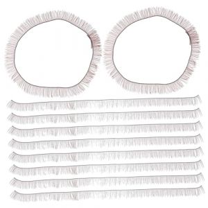 VICASKY Lot de 30 Faux Cils Courts pour Poup&eacute;e 0,6-1,0 Cm en Nylon S&ucirc;r Naturels et Doux Accessoires DIY pour Poup&eacute;e Maquillage Yeux (Covenant of Nauru, neuf)