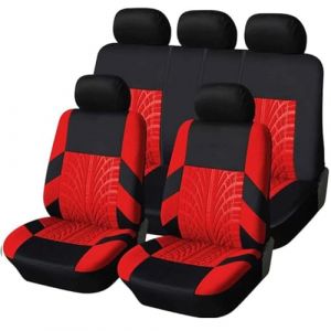 HHCVLUZI Ensembles De Housses Si&egrave;ge Voiture pour Renault Clio 3 2005 2006 2007 2008 2009 2010 2011 2012,Confortables Respirant Protection Couvre Sieges Protecteurs De Si&egrave;ge Accessoires,C/Red (heyejiaxin, neuf)