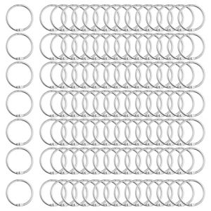 120 Pièces Anneaux de Reliure, 15mm Anneau Metallique Anneaux Articulés Anneau Ouvrable pour Scrapbook Album Notebook Index Cards (Argent) (lishuweiuk, neuf)
