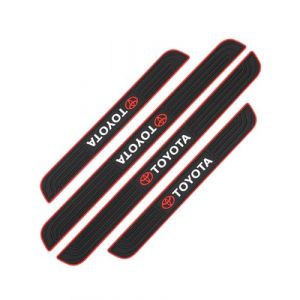 4 Pi&egrave;ces Protecteur De Seuil Porte De Voiture pour Toyota Land Cruiser, Autocollant De Protection De Seuil De Porte Am&eacute;lior&eacute; En Silicone Pvc Autocollant De Seuil De Porte Voiture (Land Cruiser) (lucky Seven, neuf)