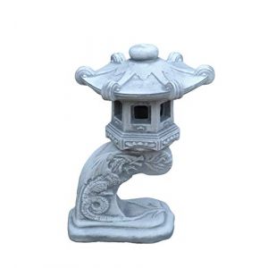 gartendekoparadies.de Magnifique Lanterne Japonaise Massive Rankei en Pierre reconstituée, résistant au Gel (gartendekoparadies, neuf)