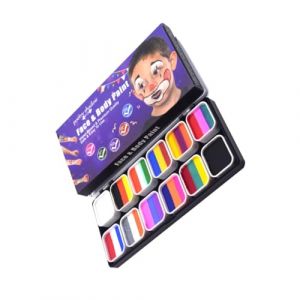 Healeved Peinture Cosmétique Pour Visage Corps Peinture à Base Eau Outil De Maquillage De Fête (Accompany JY, neuf)