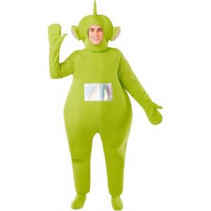 Funidelia Dipsy D&eacute;guisement - Teletubbies pour Hommes et Femmes Teletubbies - Costume pour Adultes et Accessoires pour f&ecirc;tes, Carnaval et Halloween - Taille S-M (Funidelia FR-BE-LU, neuf)