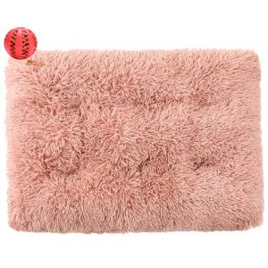 DOTBUY-SHOP Panier Chien Peluche Coussin Chien Rectangulaire Lit pour Chat, L'automne Coussin Chat Lavable Peluche Animale Compagnie Lit Coussin Convient pour Chiens et Chats (45X30CM,Rouge 2) (DOTDOT SHOP, neuf)