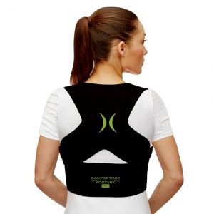 Correcteur de posture Dos Comfortisse Posture Pro Sport, Unisexe, Fabriqué en fibres de chanvre, Soulage la douleur du cou et du dos, Bretelles réglables, Épaules droites, Redresseur De Dos (L/XL) (Best Direct Official, neuf)