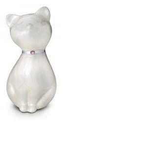 Urne Chat Duchesse, Urne Funéraire pour Chat, Mémorial pour Chat, Urne pour Cendre, Souvenir De Son Animal De Compagnie. (Blanc) (French Paradis, neuf)