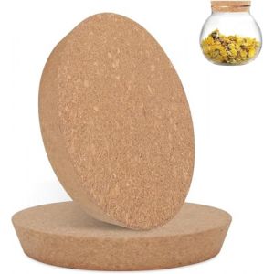 Bouchons de li&egrave;ge coniques 2 pi&egrave;ces Bouchons de vin Bouchon de bouteille en li&egrave;ge Bouchons de vin naturels en bois doux Bouchons en bois pour bocaux Pots en verre Bouteilles en verre C&eacute;ramique (ZDD123, neuf)