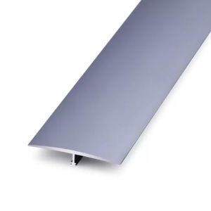LIYI929GP Profil&eacute; en T, Noir Blanc Profil Rail De Transition Plate, Transition Facile Fixation, Bande De Moulure De Bord pour Moquette Et Rev&ecirc;tement De Sol, 90cm Long Aluminium Anodis&eacute; Barre De Seuil (LIYI929GP, neuf)