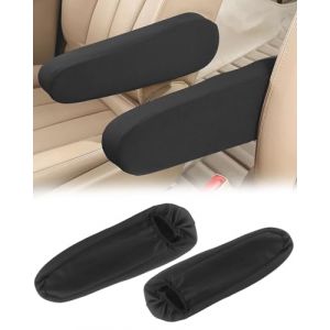 KEMUZ 2Pcs Voiture Accoudoir Pad Universel Protège Accoudoir Voitur Housse Daccoudoir Voiture-Housse Daccoudoir de Siège Avant pour voiture, SUV, camion et van（Noir） (WEIWEIHAI, neuf)