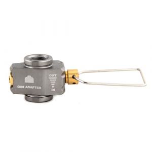 Hamans Gas Refill Adapter, Adaptateur de Recharge de Cartouche de Gaz Butane, Adaptateur Gaz, Recharges de Combustible pour Réchaud (Balirr, neuf)