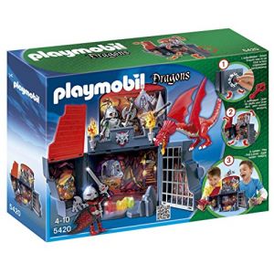 Playmobil Dragons 5420 Coffret - Chevaliers et dragon transportable (docsmagic, neuf)