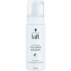 Schwarzkopf Taft - Volume miracle - 150 ml - Mousse nourrissante légère pour un volume aéré et un soin - Mousse capillaire pour cheveux fins et plats (sk.verkauf, neuf)