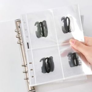 Pochettes Pour Cartes &agrave; Collectionner Pochette de Reliure Classeur A5, A5 &Eacute;conomiser Argent Num&eacute;rot&eacute;es 1 &agrave; 100, 25 Pi&egrave;ces &agrave; 100 Poches, A5 Feuilles de Cartes Transparentes pour Classeur &agrave; 6 Anneaux (XiaoXiangJueXin, neuf)