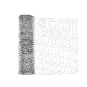 Grillage à Poule 0,4 X 5 M Clôture à Maillons TIMESETL Clôture Galvanisé Maille Hexagonal Clôture Antirouille Filet Poulailler Grillage Élevage Volaille Filet Lapin Grillage Clôture pour Jardin (TXJ-EU, neuf)