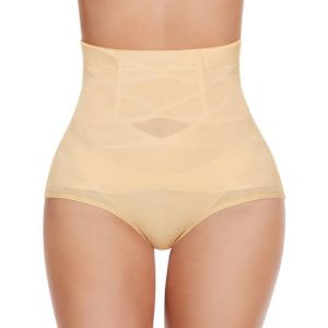Kiiwah Culotte Gainante Femme Ventre Plat Taille Haute Gaine Amincissante Invisible Panty Gaine Ventre Plat Culottes Sculptantes sans Couture Shapewear Body Shaper (Mekii, neuf)