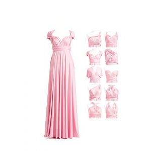 72styles Robe Infinity avec Bandeau, Robe de Demoiselle d'honneur Convertible, Longue, Grande Taille, Robe Multi-Sens, Robe Portefeuille torsadée (INFINITYDRESS, neuf)