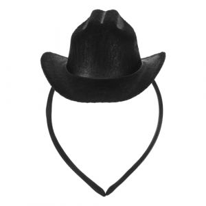 OUNONA Mini chapeau haut de forme : accessoire, bandeau, chapeau de costume - style vintage, bibi, coiffure de cosplay pour femmes, pour Halloween, No&euml;l, f&ecirc;tes de fin d'ann&eacute;e (Gustell, neuf)