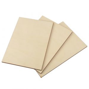 [Plus &Eacute;pais] Artificer 3 x A3 Contreplaqu&eacute; 6mm - 297 x 420mm Plaque Bois de Tilleul, Feuille de Bois Brut Balsa, Plaque Contreplaque pour Gravure Laser, Maquettes, Pyrogravure, DIY, D&eacute;coupe, Peinture (Artificer France, neuf)
