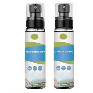 2 Pièces Spray Antistatique, Anti Static Spray,Sprays Antistatiques,Sprays Antistatique Vêtements,Élimine Statique Vêtements,Pour Réduit L'électricité Statique Sur Les Textile,Voiture (Elliot  Ree, neuf)
