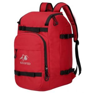 KEOFID Sac &agrave; Chaussures de Ski pour Homme et Femme, Sac &agrave; Dos de Voyage et Sac de Snowboard de 50 l (KOEFID-US, neuf)