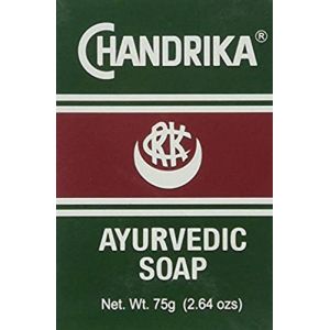 Chandrika Pain de savon ayurv&eacute;dique Chandrika - Sans graisses animales - 75 g (Daily Supply, neuf)