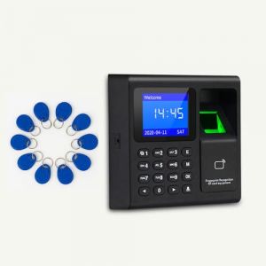 ReaIOKbii Clavier de contr&ocirc;le d'acc&egrave;s compact carte RFID mot de passe machine de pr&eacute;sence d'empreintes digitales enregistreur de temps &eacute;quipement de connexion des employ&eacute;s adapt&eacute; pour les usines, les (WDM2003, neuf)